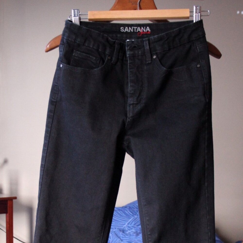Santana women's black jeans, size 6x32